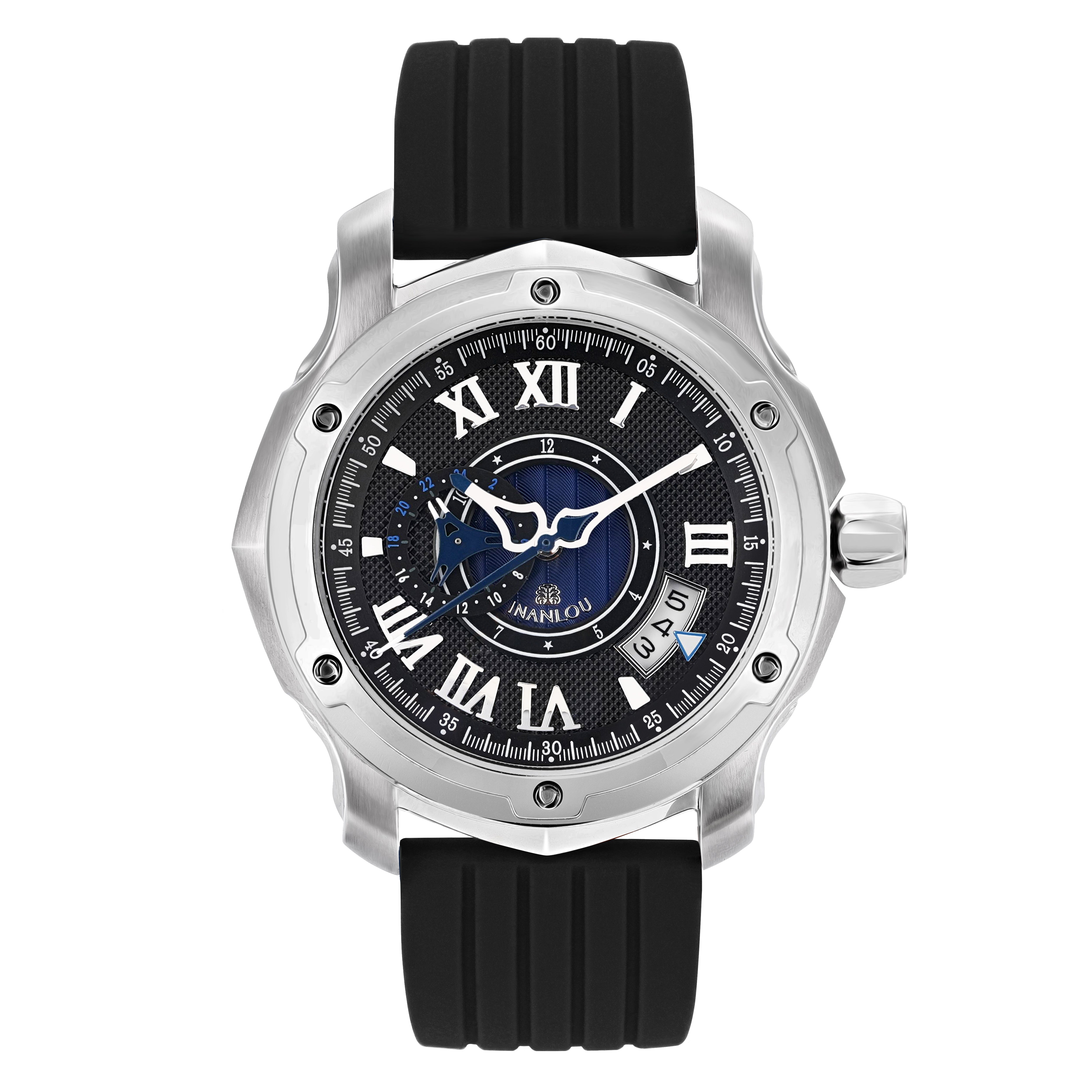 AI144 SPORT - BLACK DIAL / BLACK RUBBER BAND