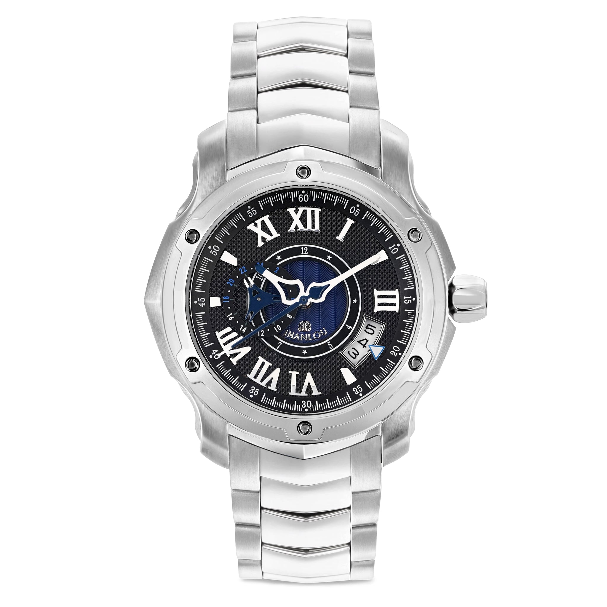 AI144 SPORT - BLACK DIAL / STAINLESS STEEL STRAP