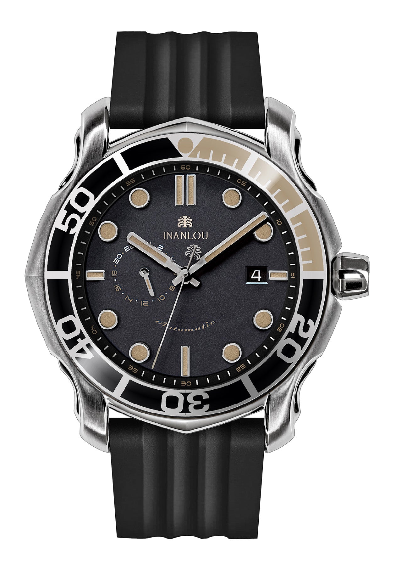 SEAFARER WATCH - BLACK – INANLOU WATCHES